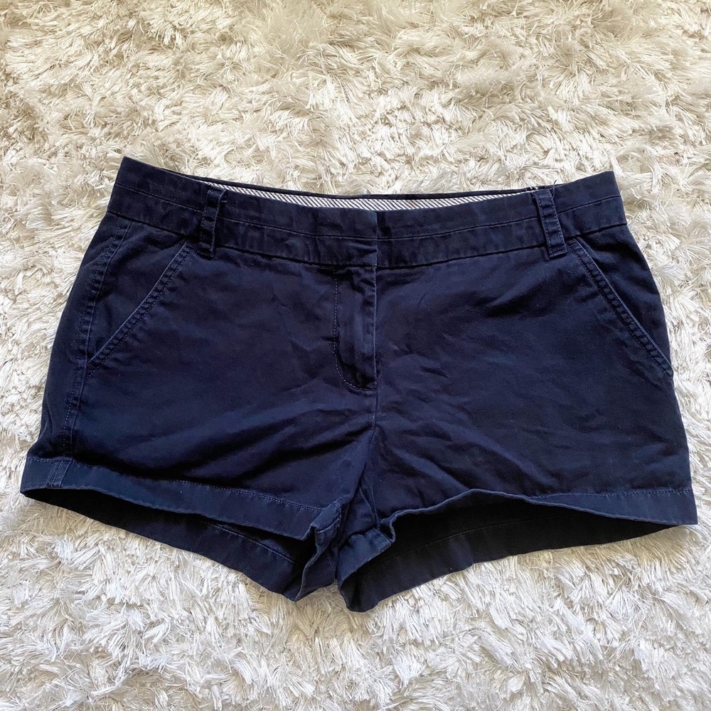 Jcrew Navy Chino shorts sz 6